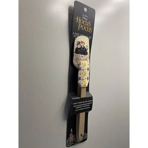 Disney Halloween Hocus Pocus I Am A Sanderson Sister 2 Pk Silicone Spatula Set - Picture 6 of 9